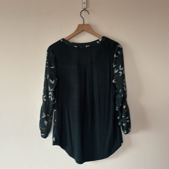 Fortune + Ivy Brooker Mixed Material Blouse - Picture 8 of 8